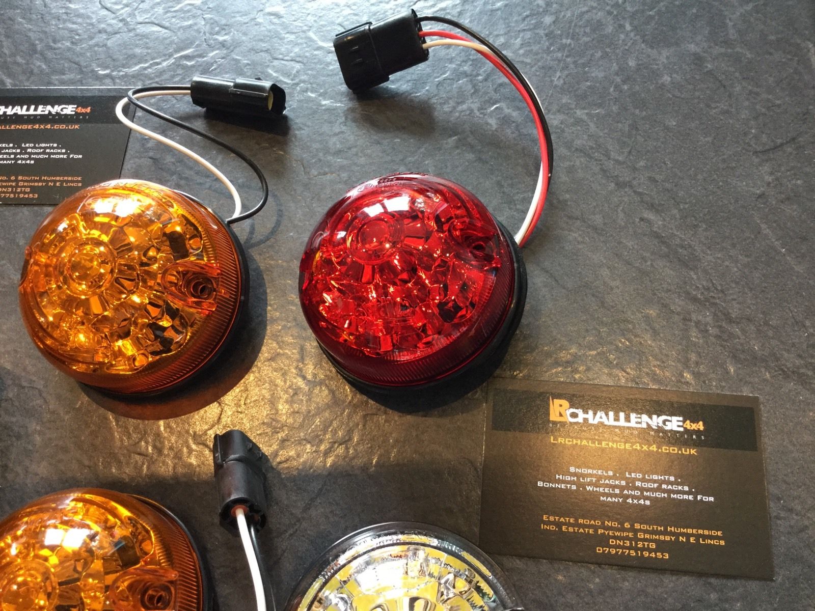 land rover defender Upgraded Wipac LED Side Light Kit & Relay Indicators Colours LR Challenge