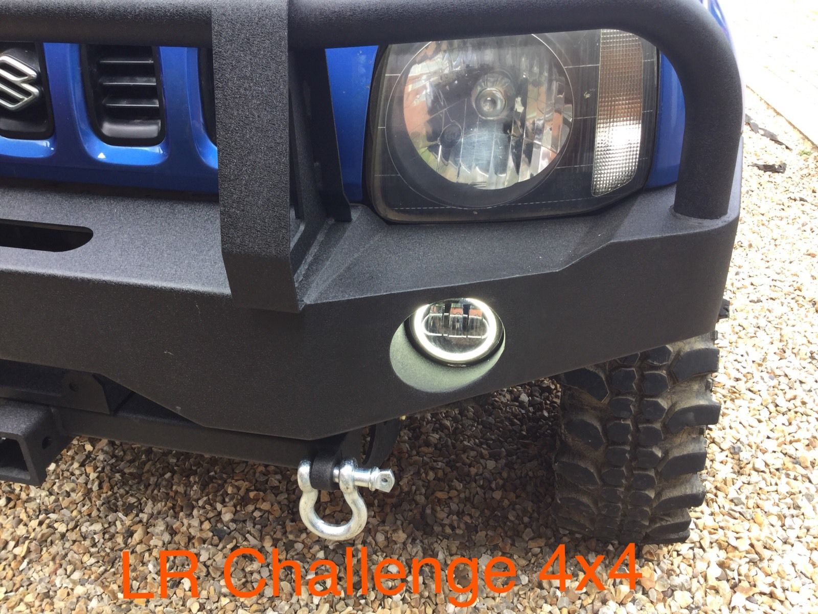 Front Bumper HD with Winch Tray and Bull Bar to fit Suzuki Jimny 1998