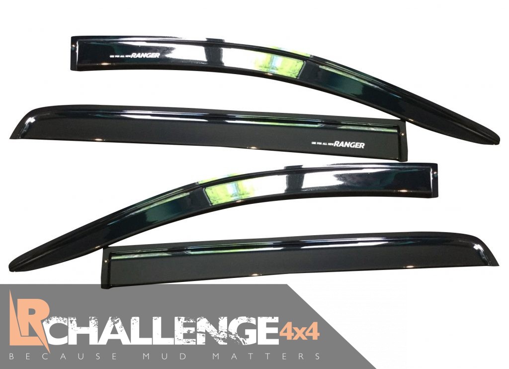 Wind Deflectors to fit Ford Ranger 2012Onwards With Ranger Lettering