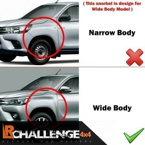 Wide wheel Arches Fender Flares to fit Hilux mk8 New Shape 2016-2022