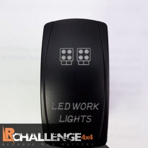 Incar LED Light bar Rocker switch LED Work Lights Back lit Green CE approved