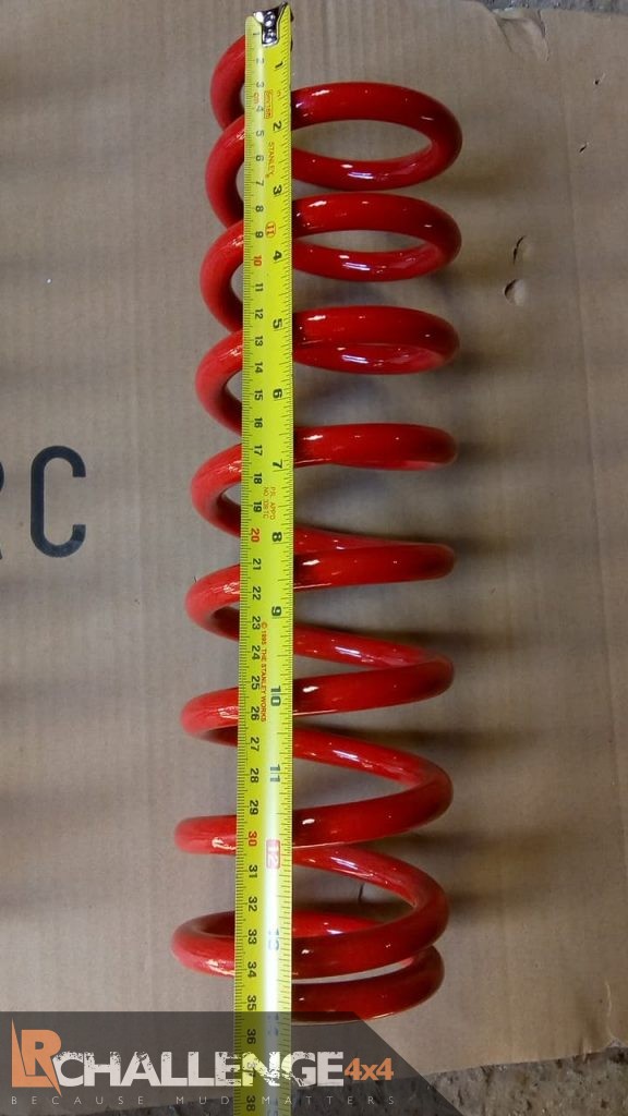 Pair Front 2" Suzuki Jimny Lift springs HD Plus 45mm red total length