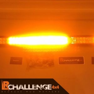 52″ Flat amber beacon LED Custom Light Bar 2 colour white and orange strobe 12v 24v recovery etc
