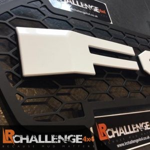 Aftermarket Angry mesh Style Black Grill to fit Ranger T7 2016 – 2018 White letters