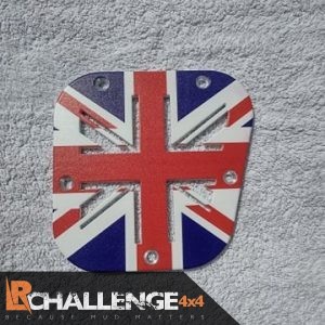 Union Jack coloured Side Air vent to fit Land Rover Defender 300 TD5 TD4 Puma aluminium