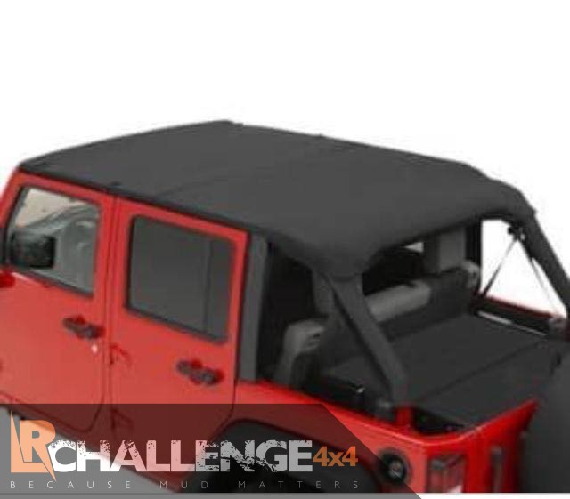 Canvas waterproof cover bikini top to fit Jeep Wrangler 5 door water proof  and quick to remove or install - LR Challenge