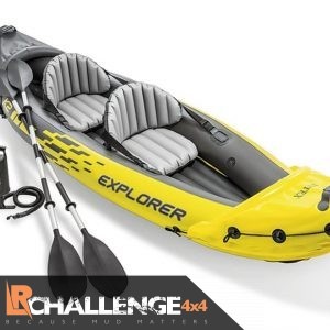 Intex Explorer K2 Kayak Inflatable 2 Man person with Ores pump & bag