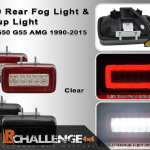 clear Facelift LED Rear Fog Reverse lights to Fit Mercedes G Wagon W463 G500 550 55 G63 AMG 86-21