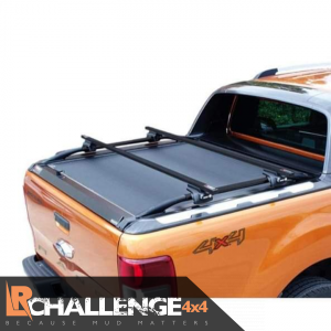 Black heavy duty Roller Tonneau cover with lock to fit Ranger T7 T8 2016-2021 Wildtrak limited raptor