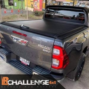 Black heavy duty Roller shutter cover with lock to fit Hilux 2015-2022 tonneau