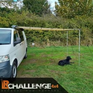 3m x 2m Pull out awning universal fitment fits most cars 4×4 vans Transporter t5 etc