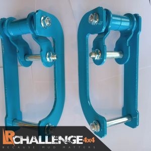 65mm Rear shackle kit for Ranger T6 T7 T8 2016-2022 giving 2.5″ lift at wheel