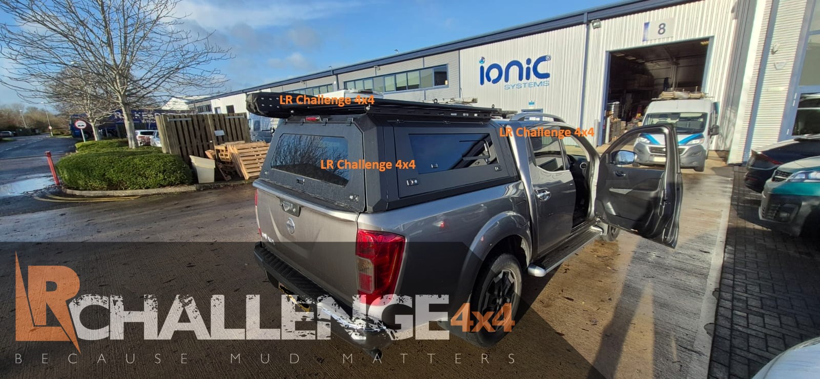 Heavy duty rear canopy hardtop Glazed With side windows to fit Nissan Navara D23 2015 – 2025