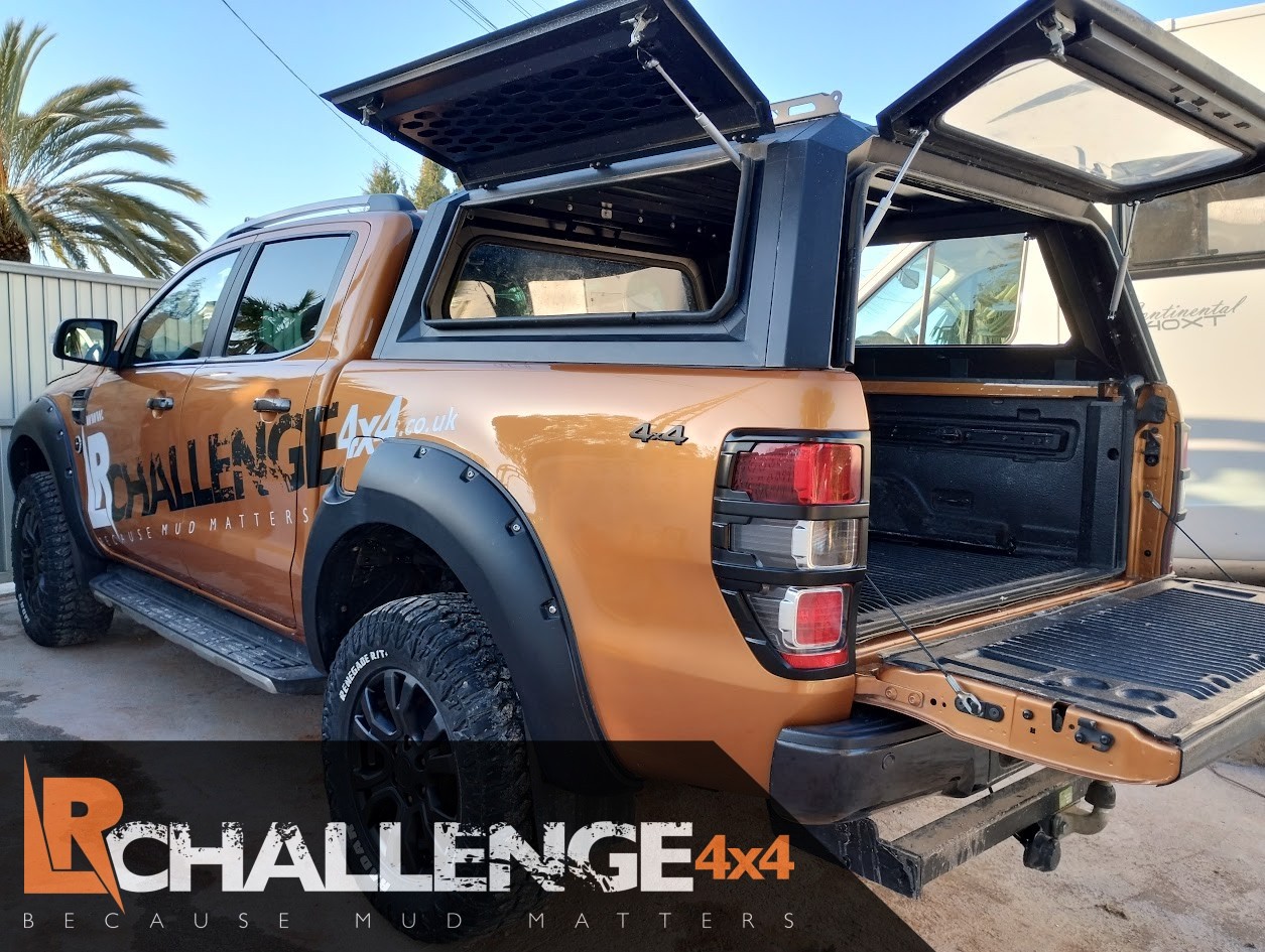 Heavy duty rear canopy hardtop to fit Sangyoung Musso 2018 – 2025 long bed with Gull wing doors