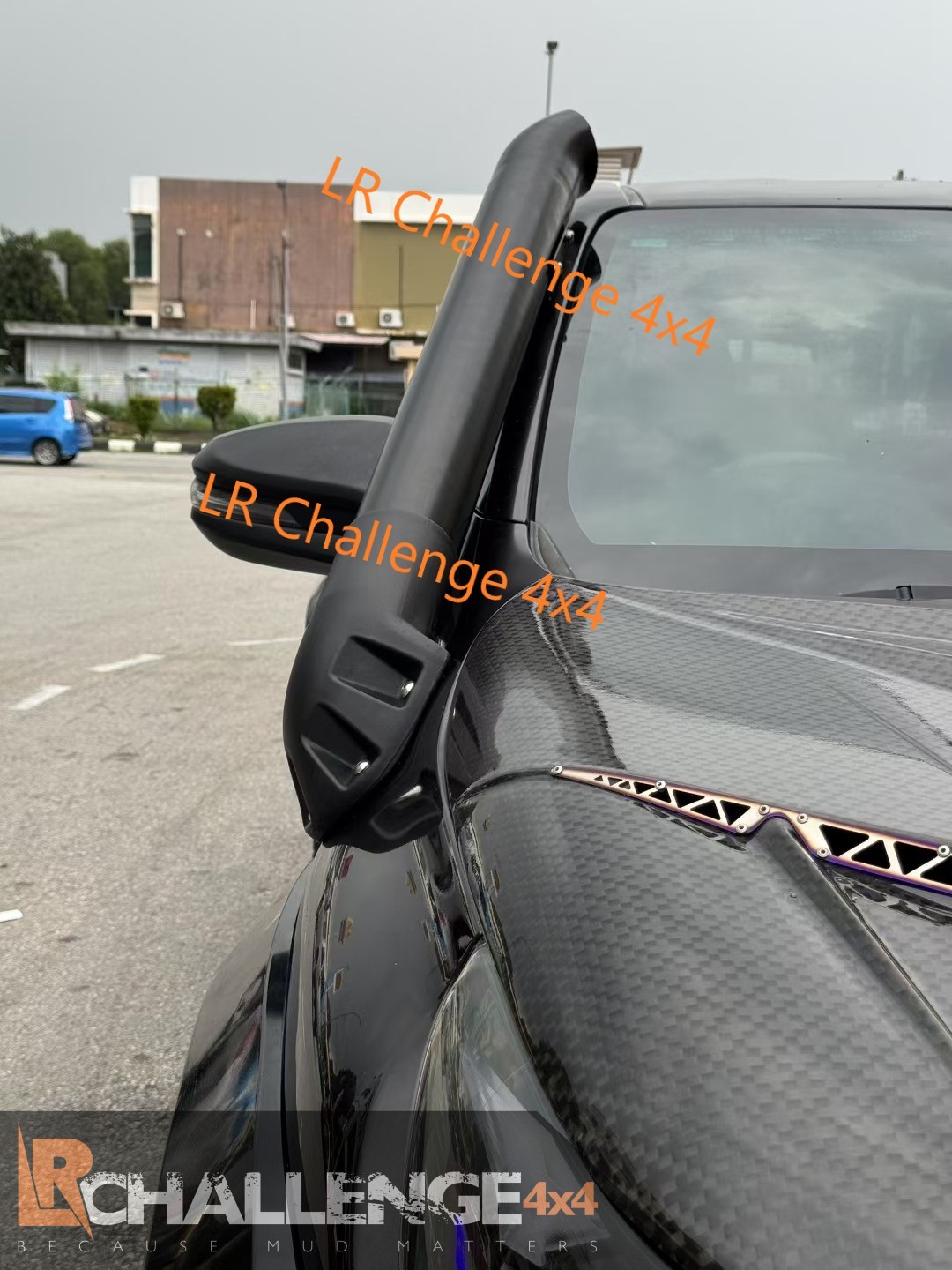 Snorkel Kit to fit Ranger T7 2015 – 2019 stainless steel snorkel kit Powder coated black, these look mega.