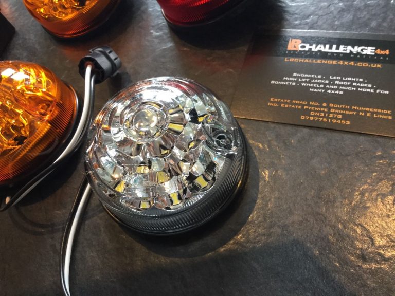 land rover defender Upgraded LED Side Light Kit & Relay Indicators Colours LR Challenge