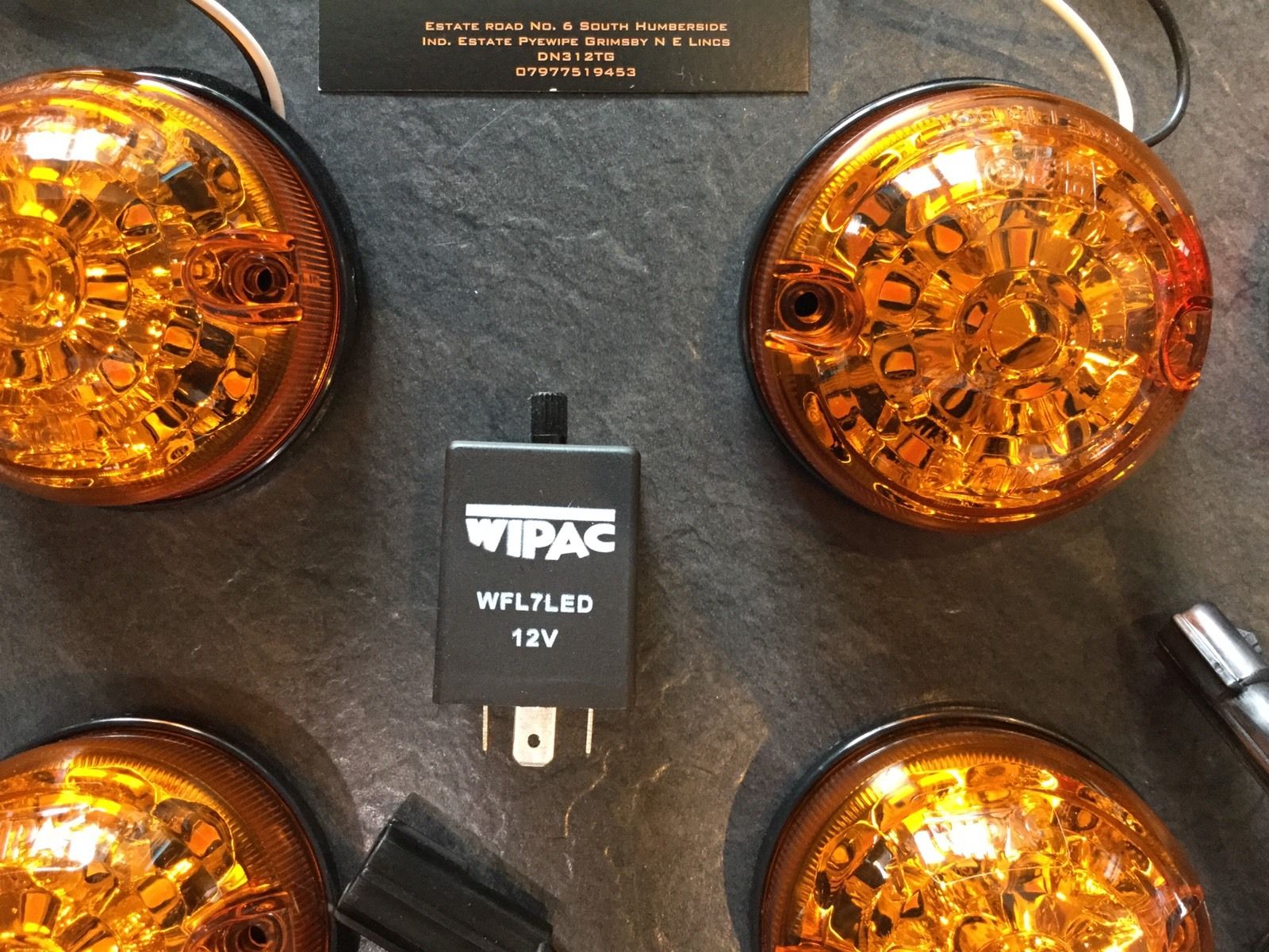 land rover defender Upgraded Wipac LED Side Light Kit & Relay Indicators Colours LR Challenge