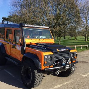 52″ LED Custom Light Bar Brackets to fit Gutters Land Rover Defender