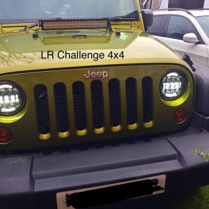 2007-2018 Jeep Wrangler JK bonnet led light bar brackets to fit a 22″ led light bar