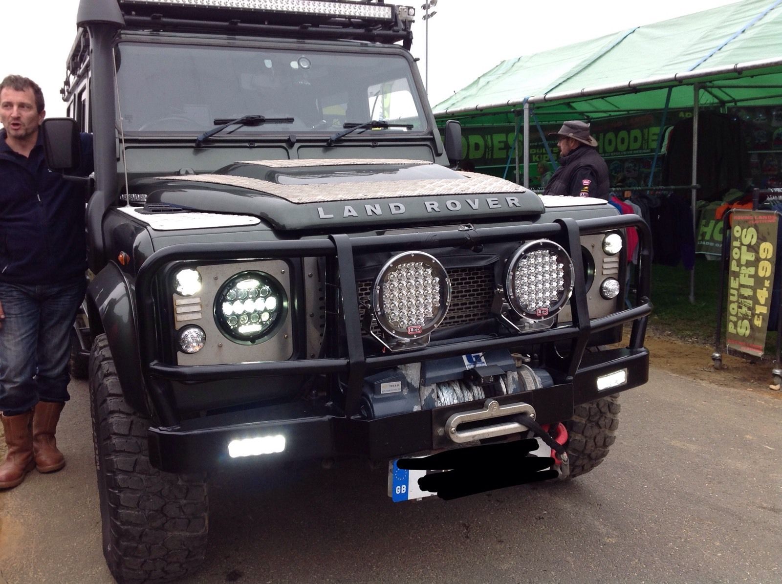 land rover defender Upgraded LED Side Light Kit With Relay Indicators Etc -  LR Challenge