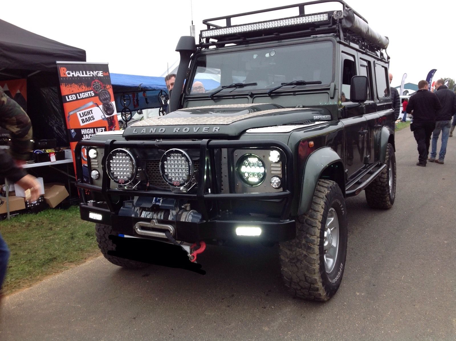 land rover defender Upgraded LED Side Light Kit With Relay Indicators Etc