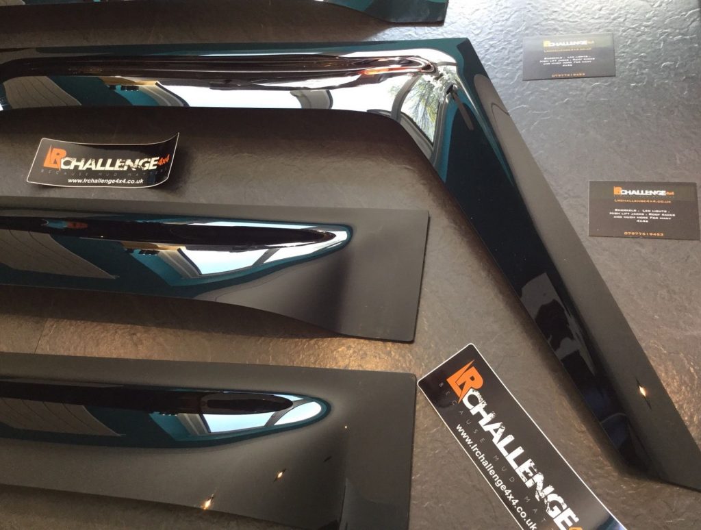 Wind deflectors to fit Land Rover Defender 110 90 130 Smoked until 2017