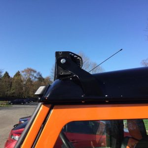 Land Rover Defender Led Light Bar Brackets Custom Made 52'' Fit Onto Gutters,